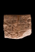 OLD BABYLONIAN CUNEIFORM ADMINISTRATIVE TABLET