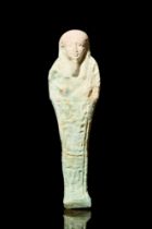 EGYPTIAN FAIENCE SHABTI