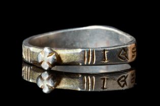 MEDIEVAL STIRRUP PILGRIM'S RING