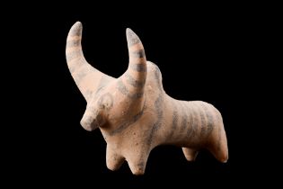 INDUS VALLEY TERRACOTTA ZEBU BULL IDOL