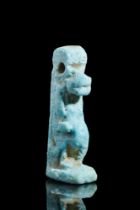 EGYPTIAN FAIENCE AMULET OF TAWARET