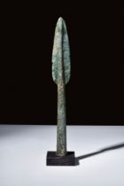 ANCIENT GREEK HOPLITE BRONZE SPEARHEAD