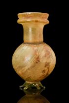 RARE ROMAN GLASS SPRINKLER FLASK