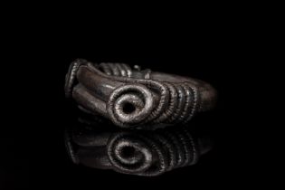 MASSIVE VIKING SILVER TWISTED RING