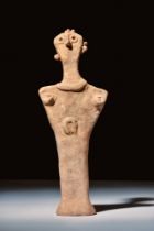 LEVANT MIDDLE BRONZE AGE TERRACOTTA FEMALE FIGURINE