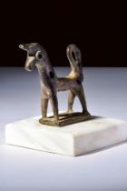 RARE GREEK GEOMETRIC BRONZE HORSE