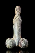 ROMAN BRONZE PHALLUS AMULET