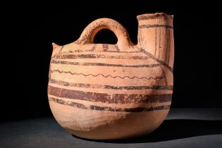 GREEK DAUNIAN POTTERY ASKOS