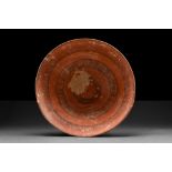 INDUS VALLEY TERRACOTTA BOWL WITH CONCENTRIC DECORATION