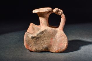 SOUTH ITALIAN POTTERY KNUCKLEBONE - ASTRAGALOS ASKOS