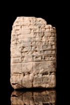 OLD BABYLONIAN CUNEIFORM ADMINISTRATIVE TABLET