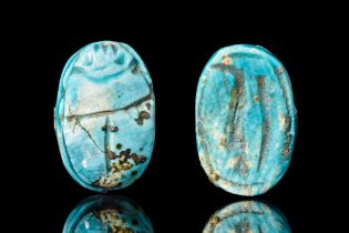 EGYPTIAN FAIENCE SCARAB