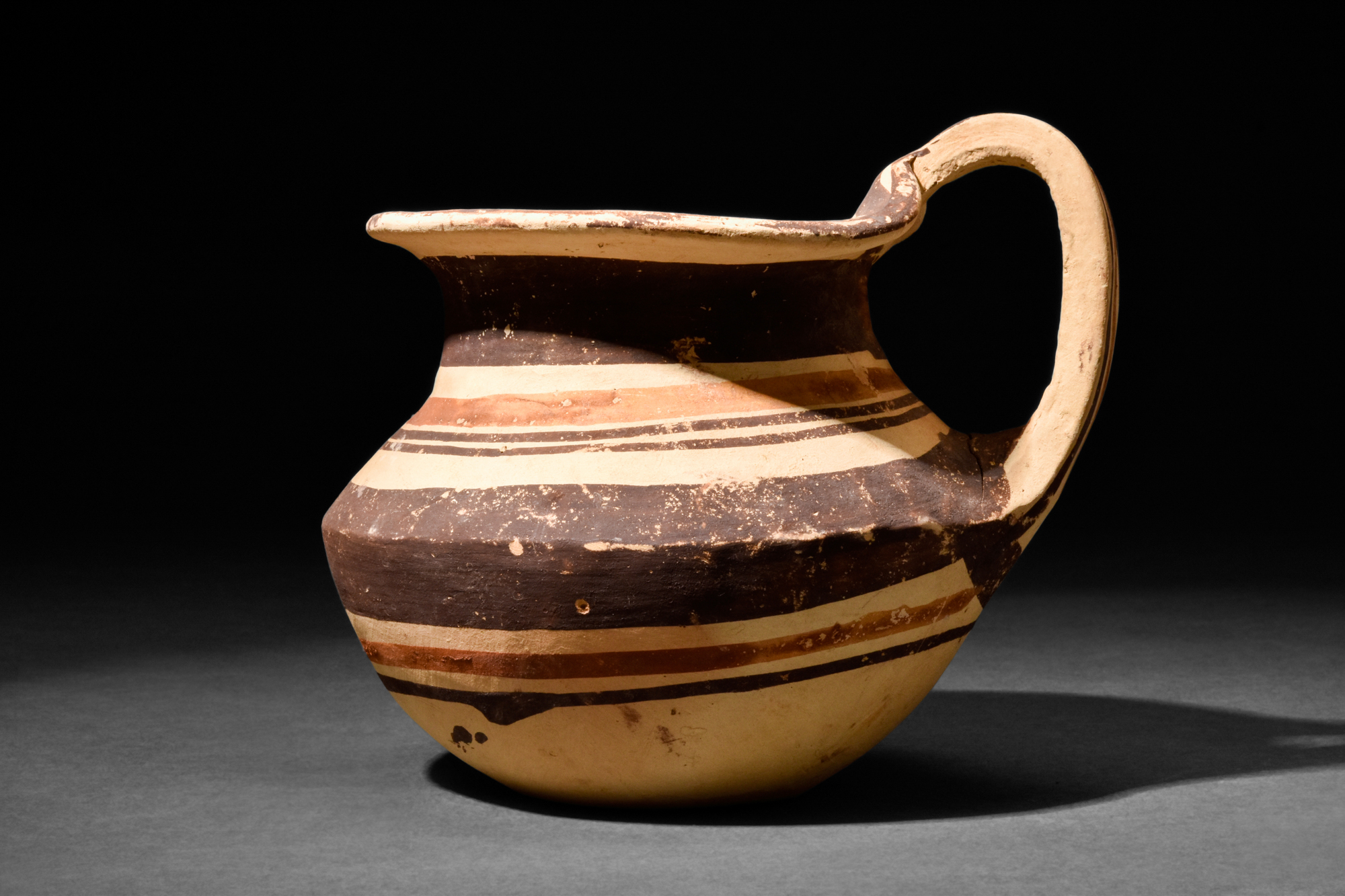 DAUNIAN BICHROME POTTERY JUG