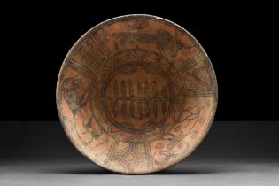 INDUS VALLEY TERRACOTTA BOWL WITH ANIMALS