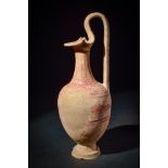 GREEK POTTERY TREFOIL OINOCHOE