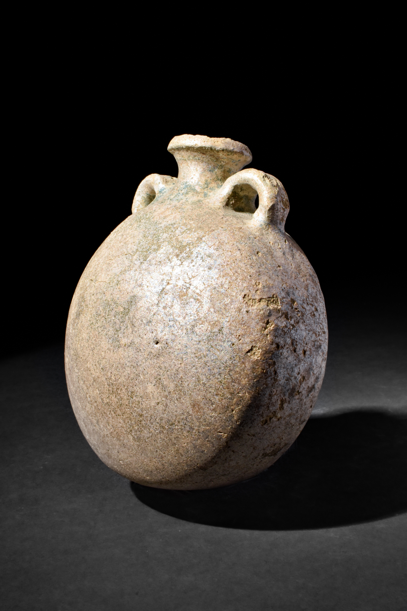 SASANIAN POTTERY PILGRIM FLASK - Bild 2 aus 3