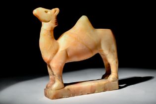 SOUTH ARABIAN ALABASTER CAMEL