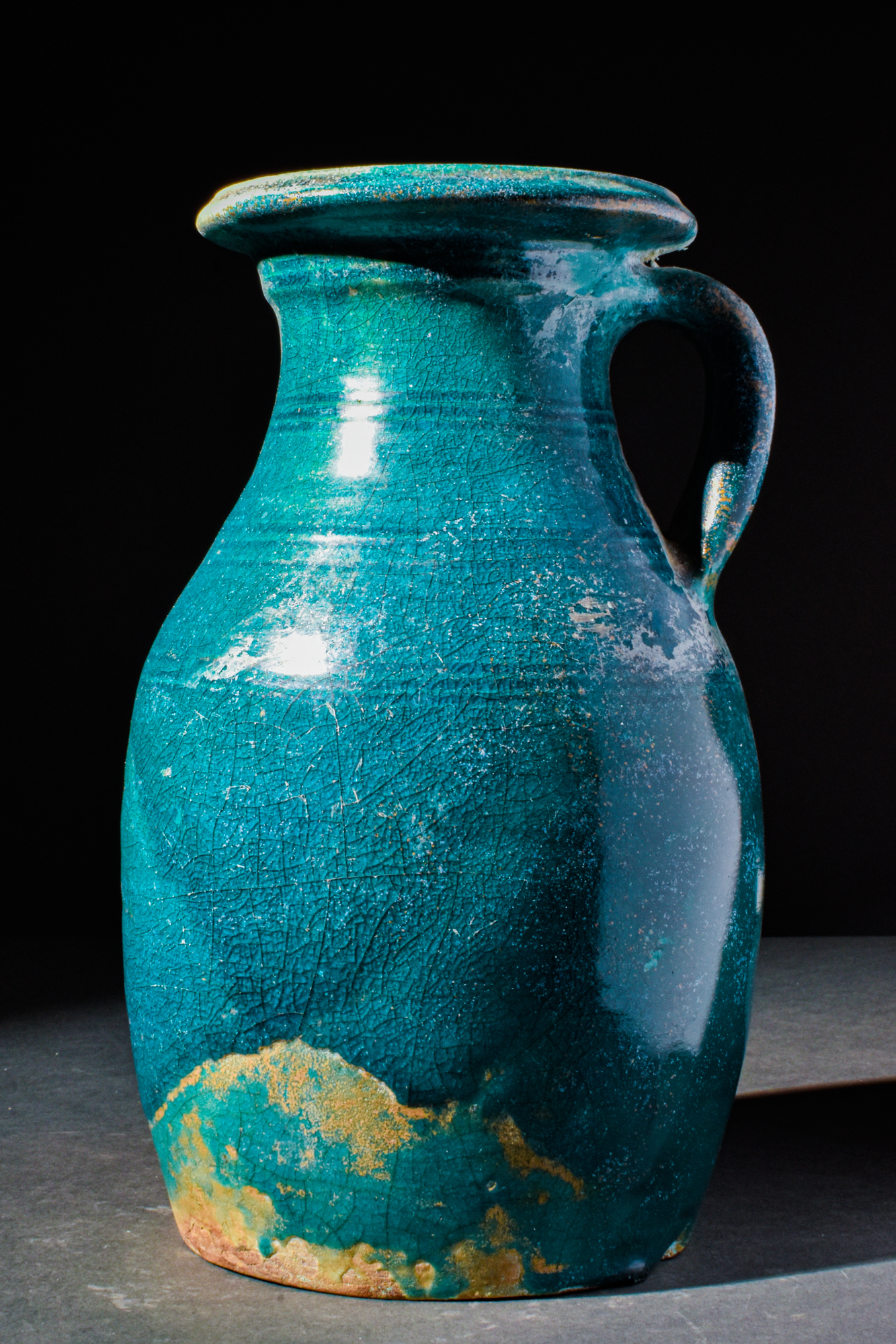 PARTHIAN BLUE GLAZED JUG - Bild 2 aus 3