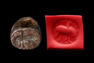 SASSANID STONE STAMP SEAL