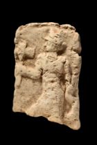 OLD BABYLONIAN POTTERY PLAQUE