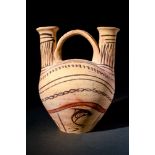 DAUNIAN BICHROME POTTERY ASKOS