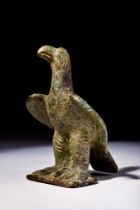 ROMAN BRONZE LEGIONARY EAGLE FIGURINE