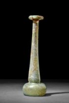 ROMAN GLASS CANDLESTICK UNGUENTARIUM