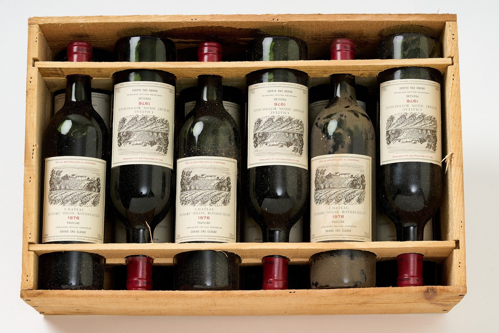 12 Fl. Chateau Duhart Milon Rothschild 1976