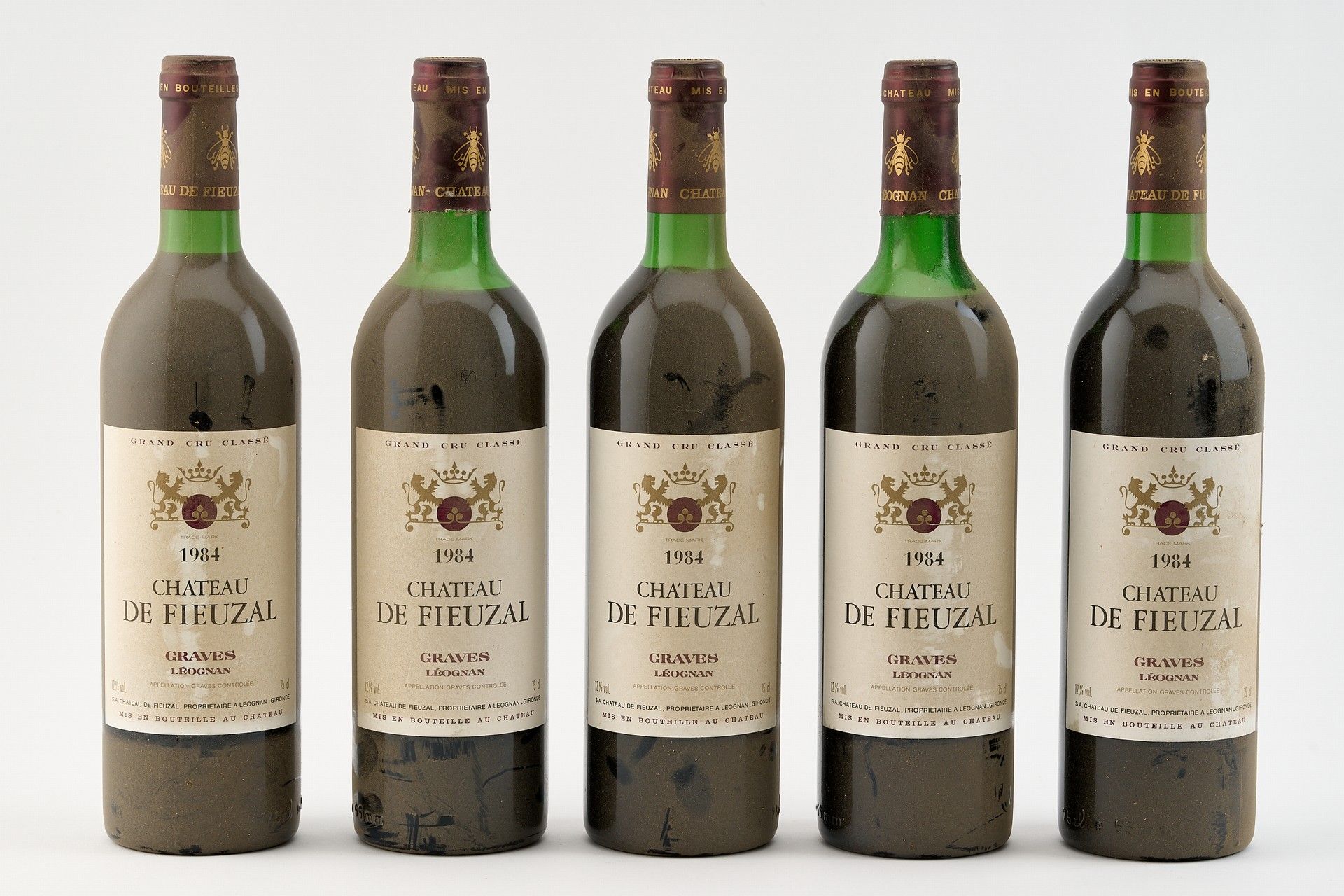 5 Fl. Chateau de Fieuzal 1984