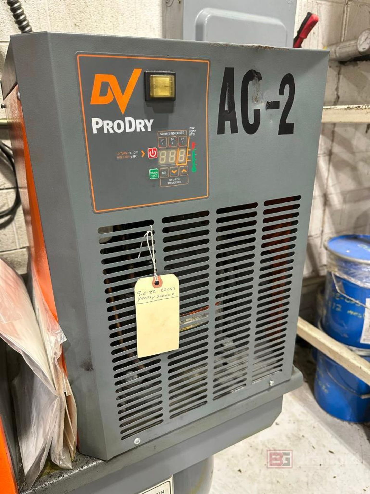 DV Systems Model G30TDVSD 30-HP Rotary Screw Air Compressor - Image 9 of 11