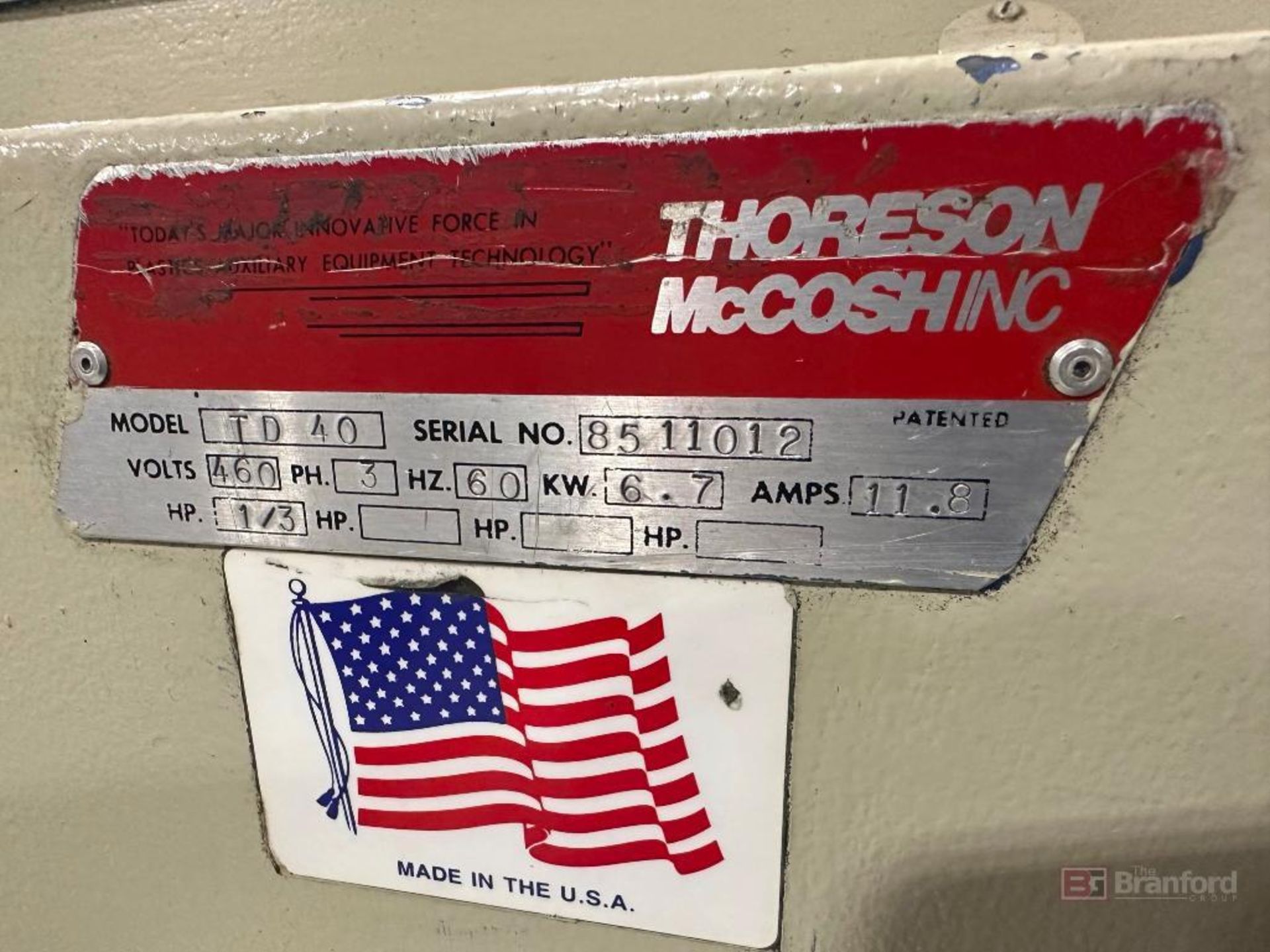 Thoreson-McCosh TD40 Dryer - Image 5 of 5