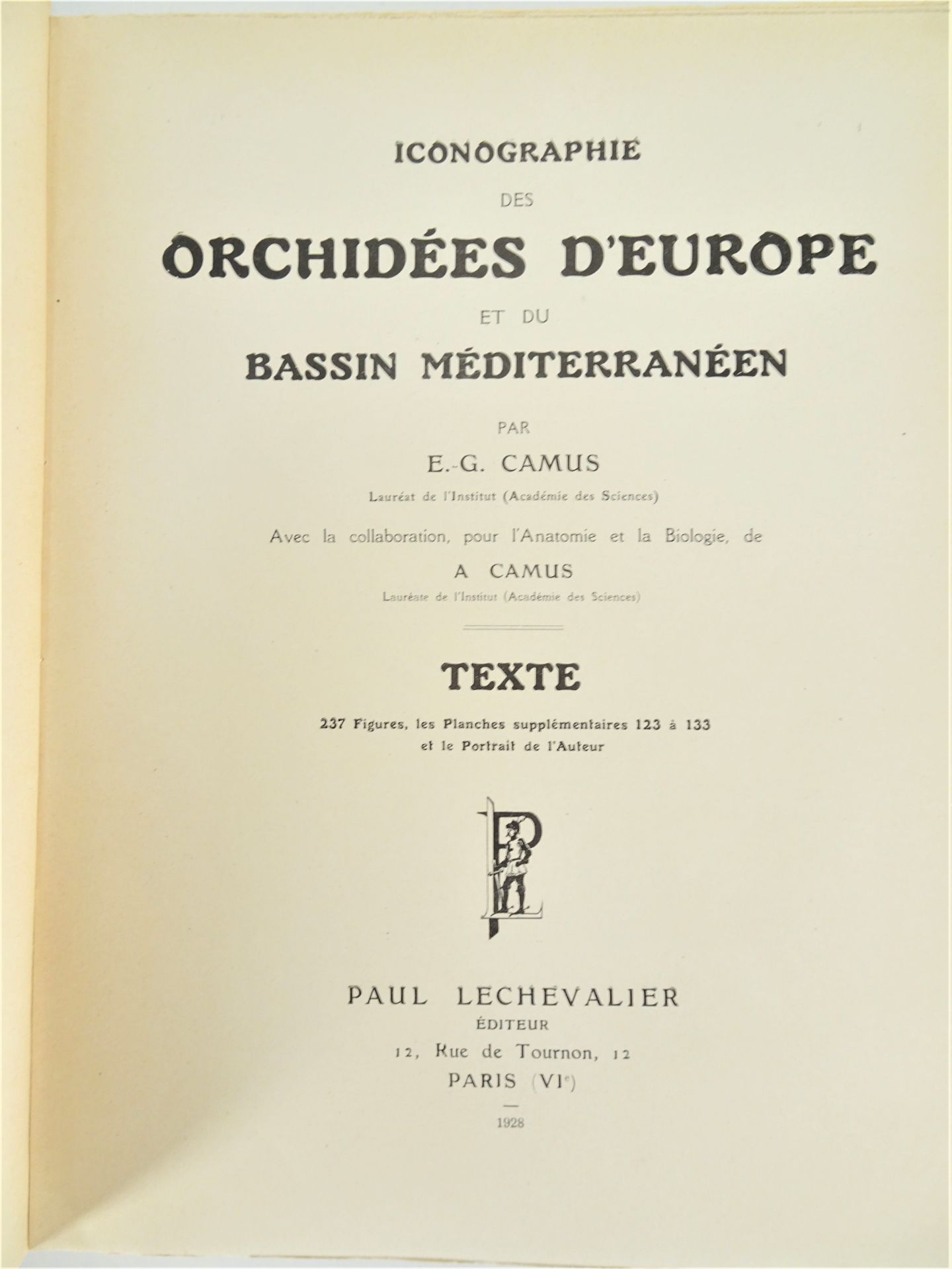 |Orchidaceae| E. G. Camus, "Iconographie des Orchidées d'Europe et du Bassin Méditerranéen", - Image 2 of 14