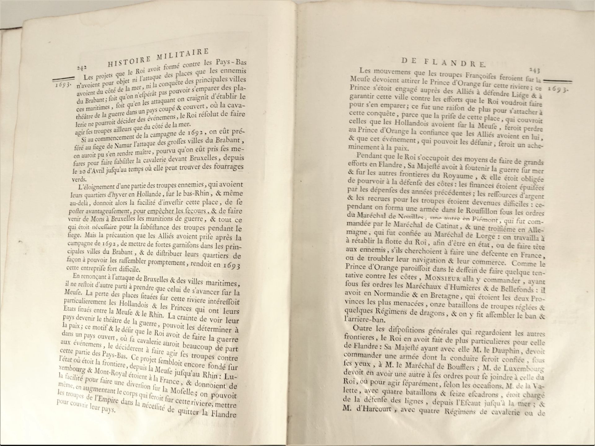|Histoire Militaire| Chevalier de Beaurain, "Histoire Militaire de Flandre depuis l'année 1690 - Image 4 of 19