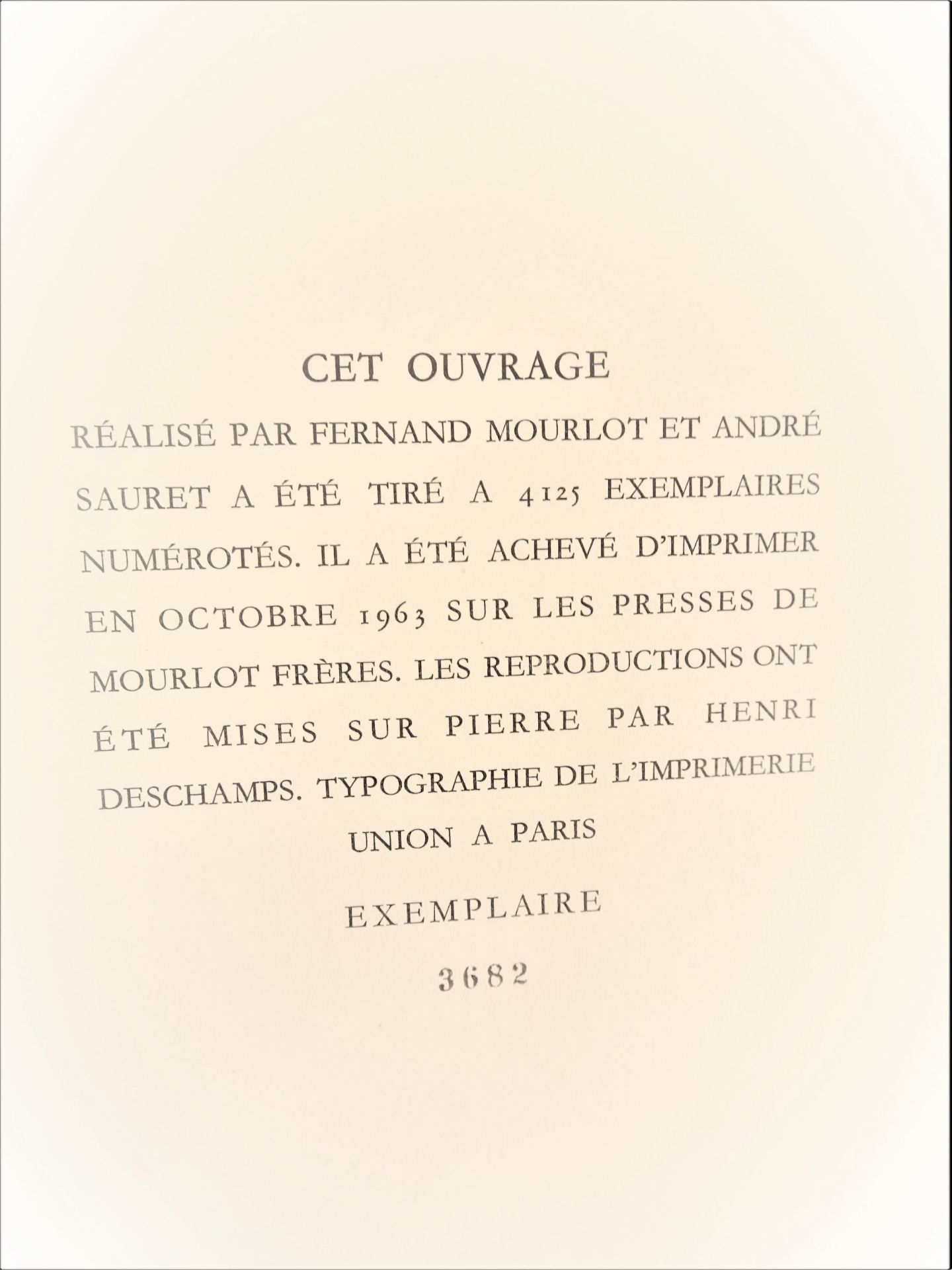 |Art| George Braque, "Braque lithographe", 1963, édition limitée. Fernand Mourlot, catalogue - Image 12 of 12