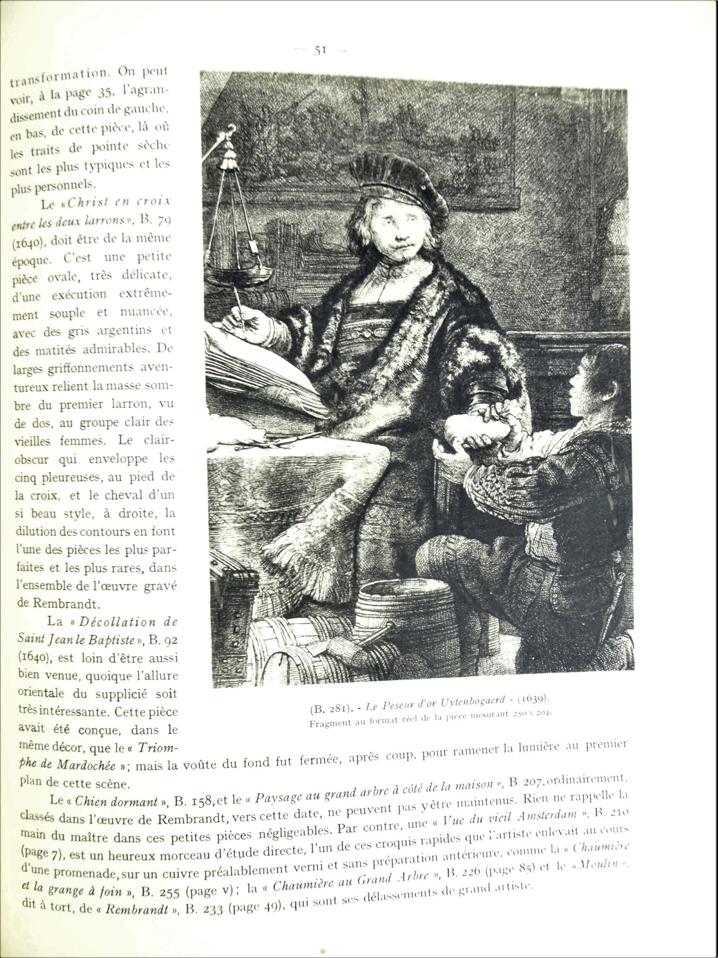 |Art|André Charles Coppier, "Les eaux-fortes de Rembrandt", 1922, limité. Paris, Armand Colin, " - Image 10 of 15