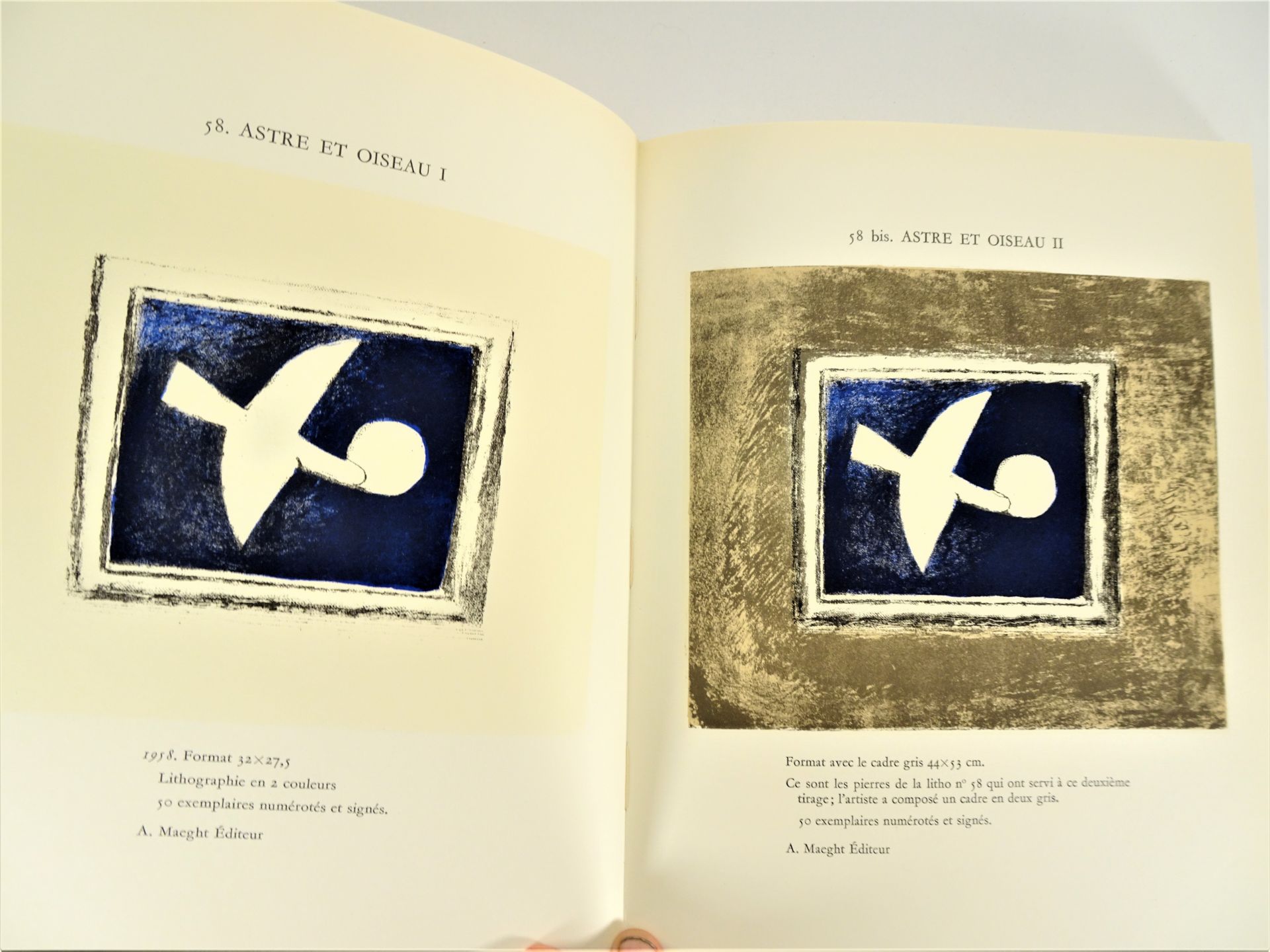 |Art| George Braque, "Braque lithographe", 1963, édition limitée. Fernand Mourlot, catalogue - Image 5 of 12