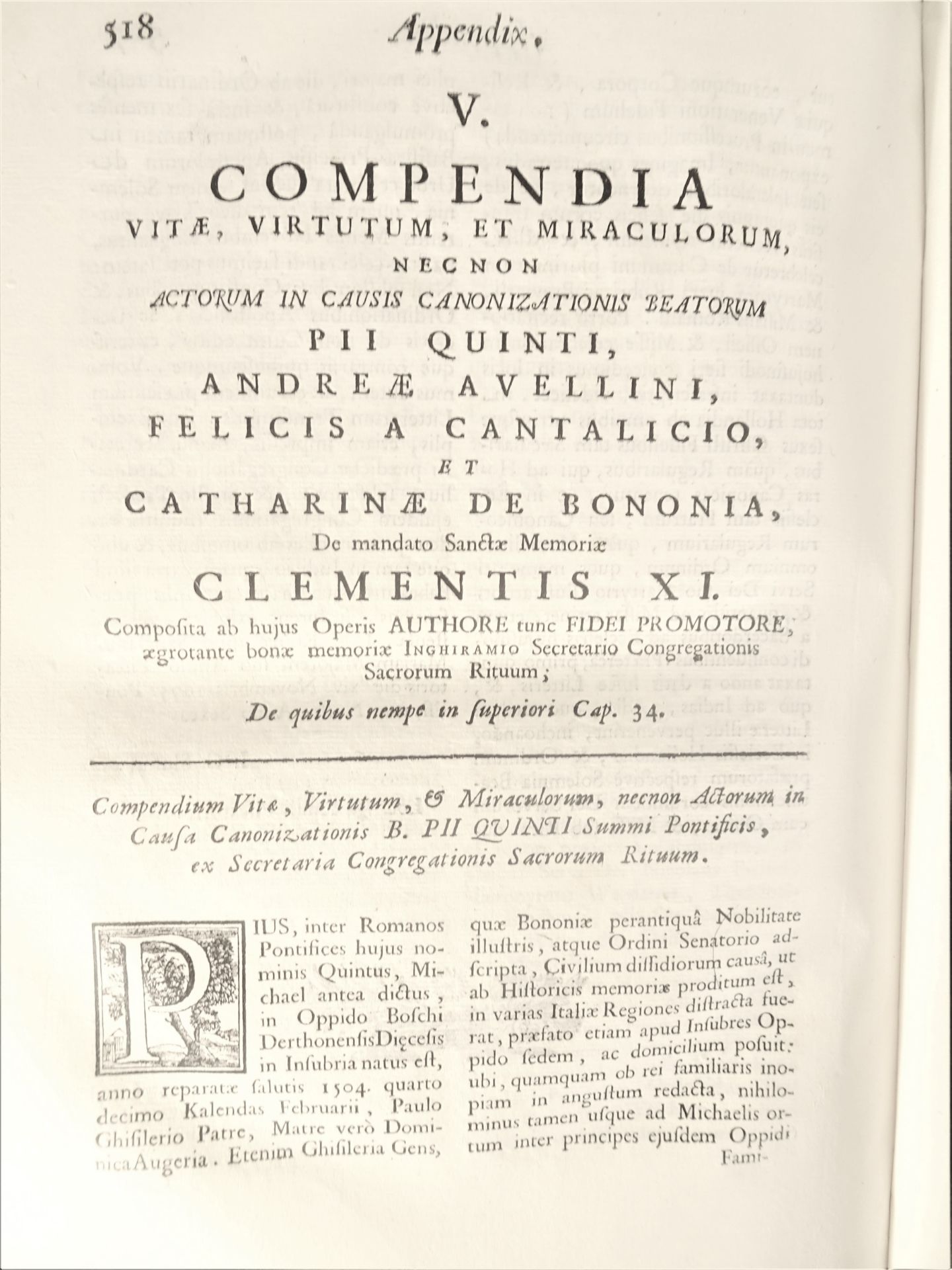 |Réligion| Prospero de Lambertinis, "De servorum dei beatificatione et beatorum canonizatione - Image 5 of 8