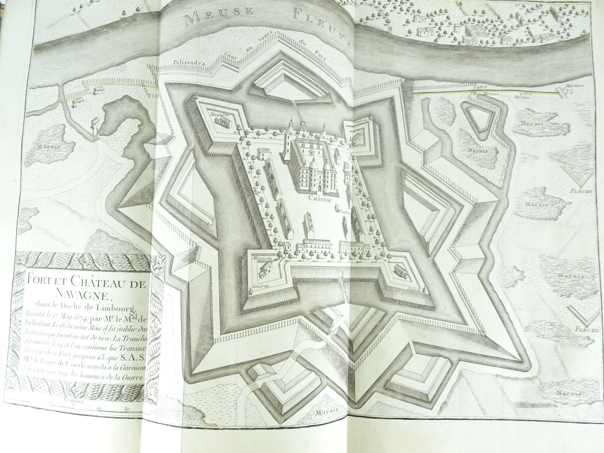 |Histoire Militaire| Chevalier de Beaurain, Histoire de la Campagne de 1674 en Flandre précédé d' - Image 16 of 19