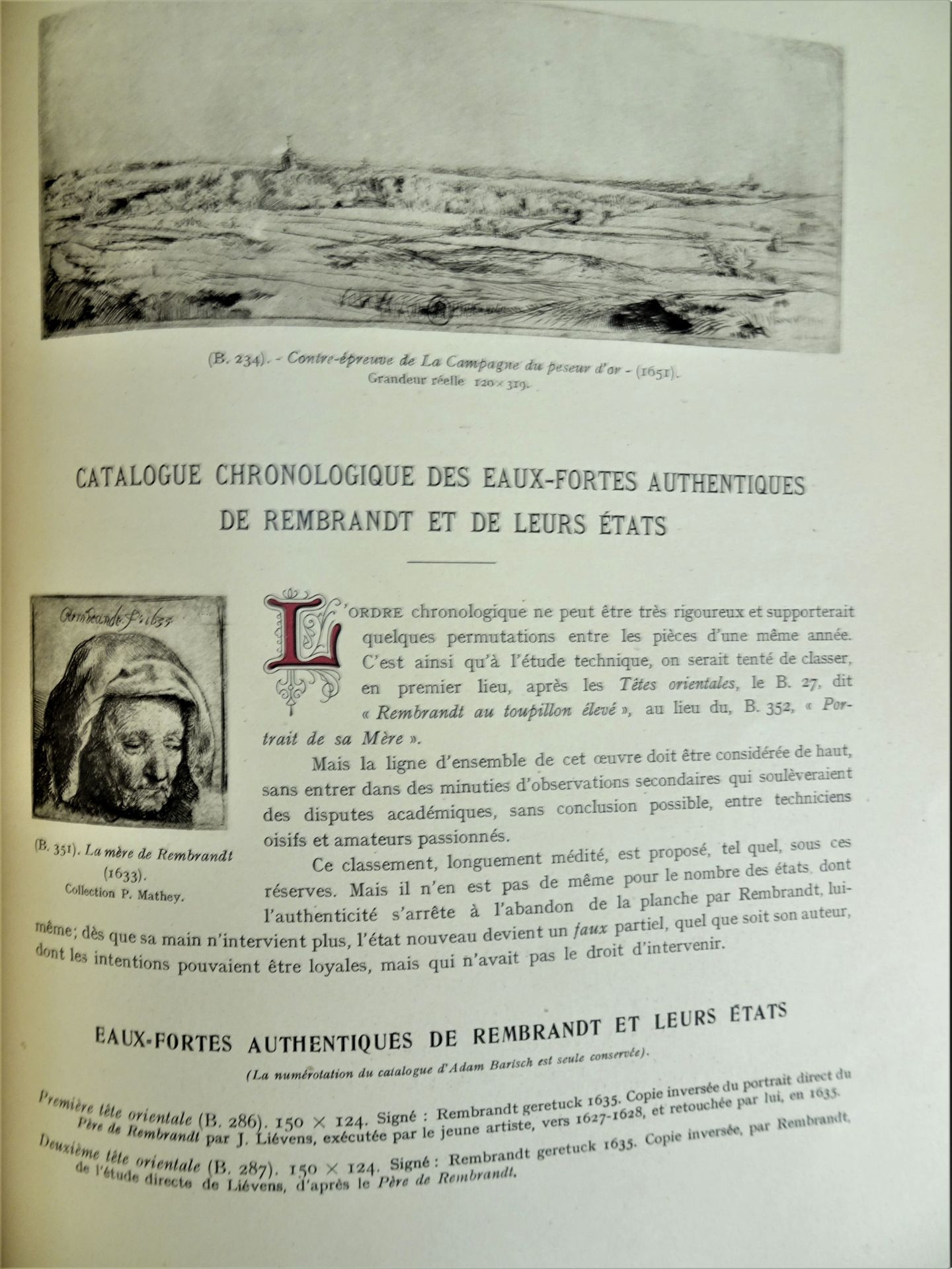 |Art|André Charles Coppier, "Les eaux-fortes de Rembrandt", 1922, limité. Paris, Armand Colin, " - Image 12 of 15