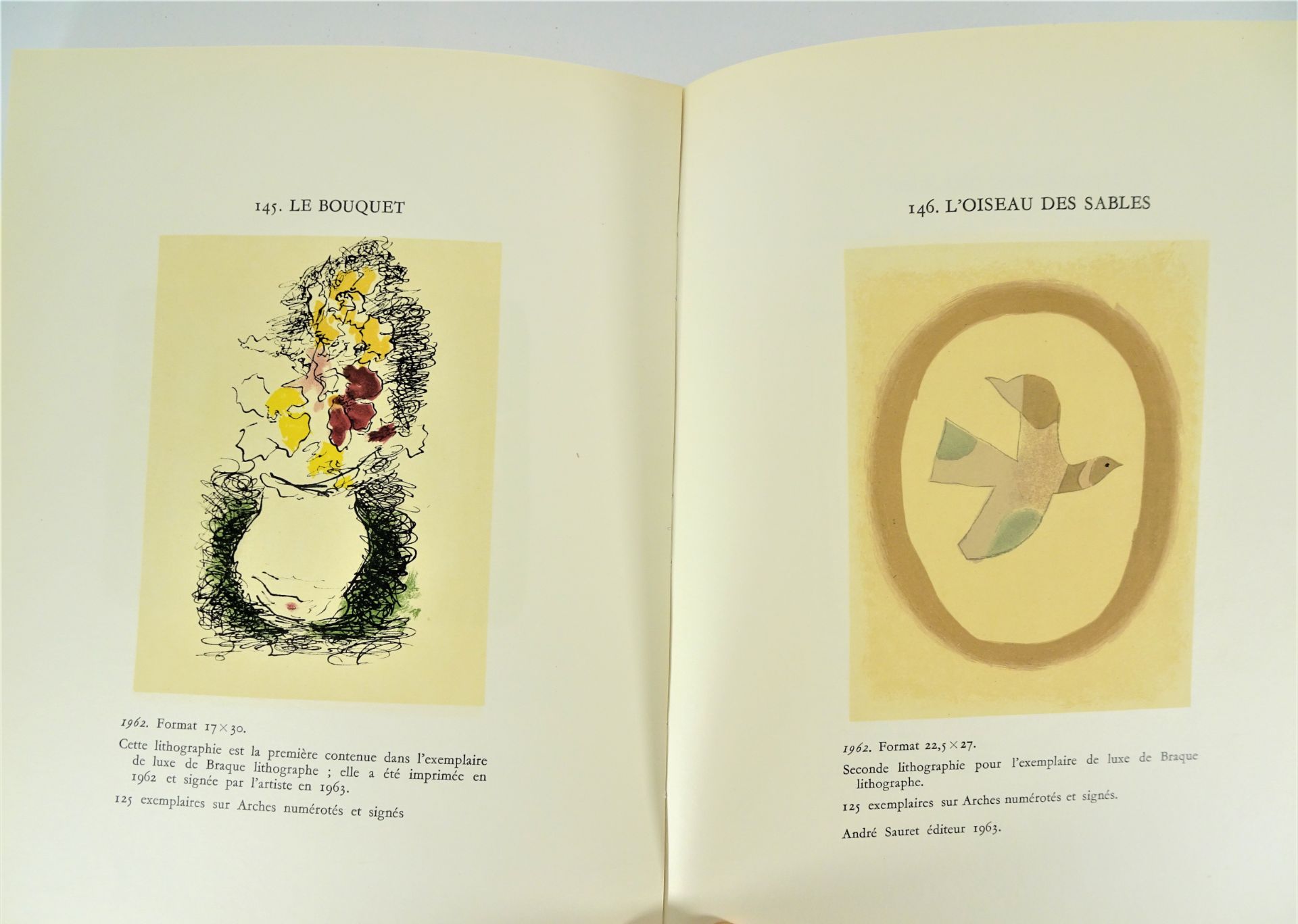 |Art| George Braque, "Braque lithographe", 1963, édition limitée. Fernand Mourlot, catalogue - Image 10 of 12