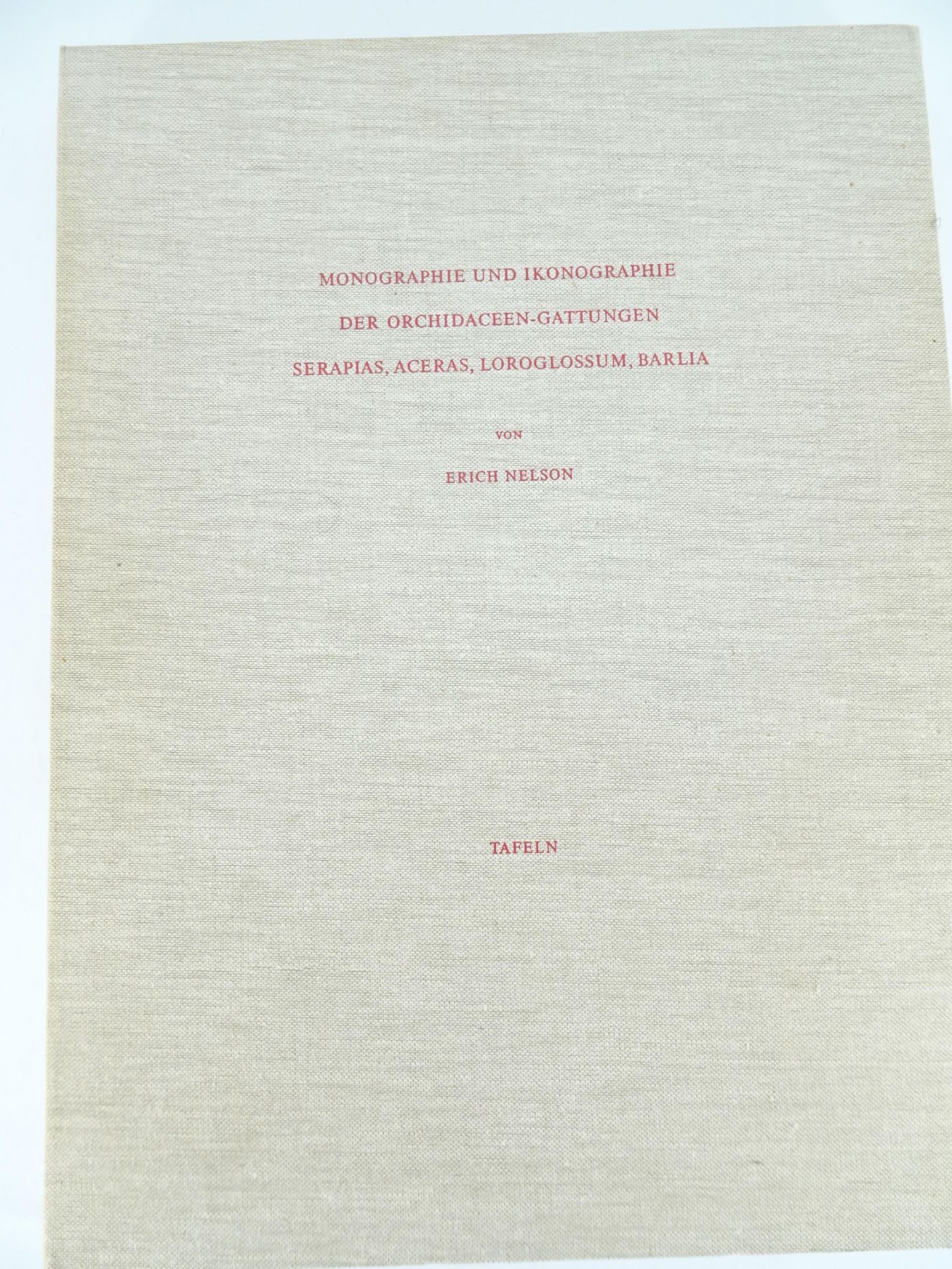 |Orchidaceae| Erch Nelson, "Monographie une Ikonographie der Orchidaceen - Gattungen Serapias,