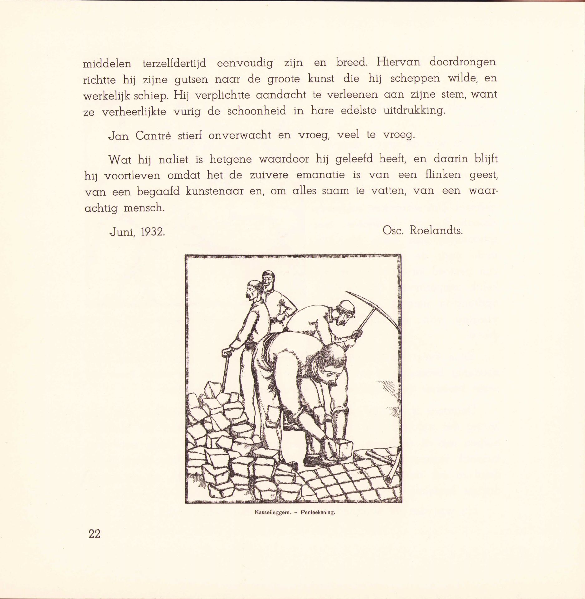 |Art| "Jan Frans Cantré Xylograaf", 193. Uitgave van de Koninklijke Academie van Schoone Kunsten, - Image 4 of 9