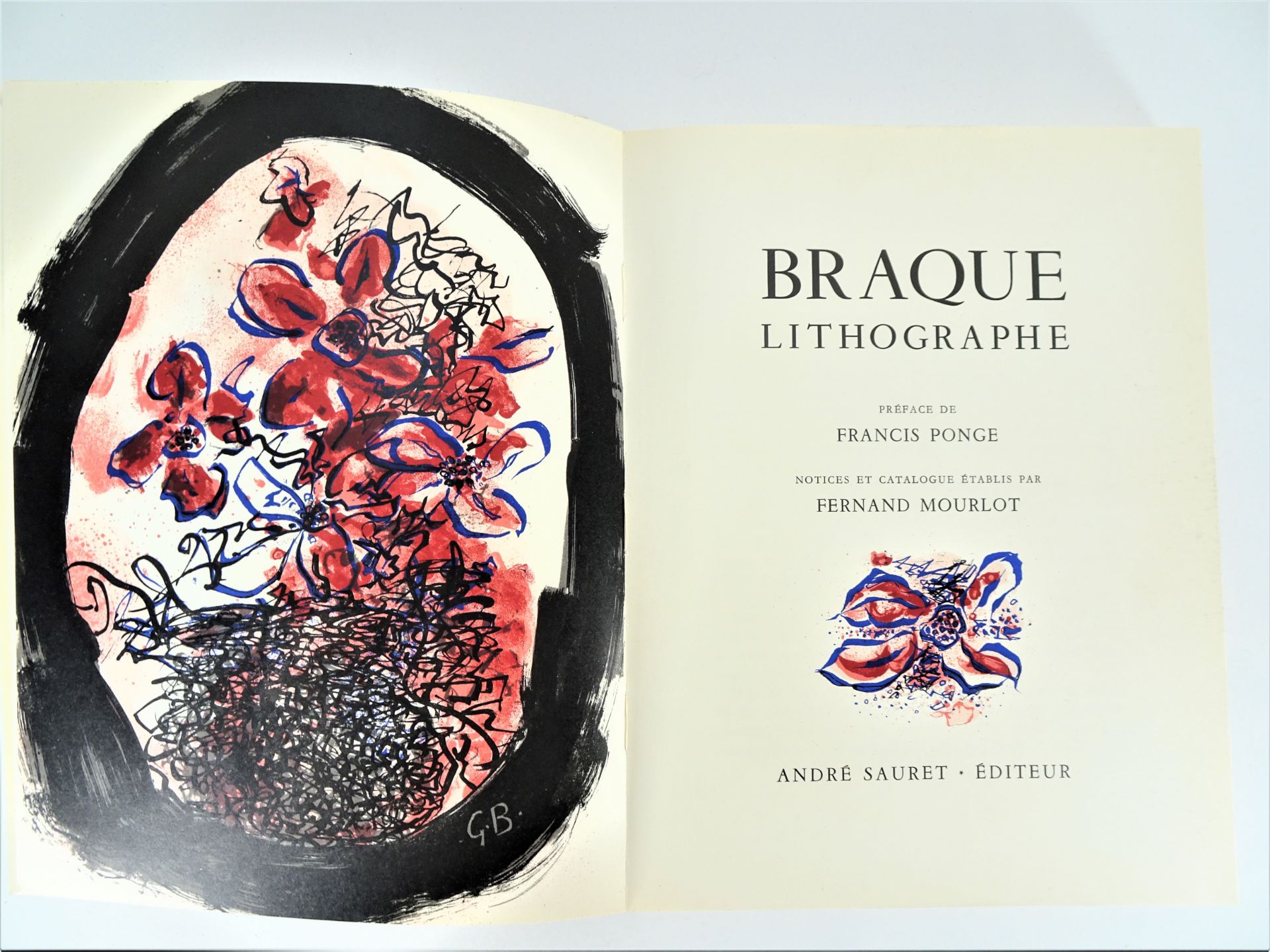 |Art| George Braque, "Braque lithographe", 1963, édition limitée. Fernand Mourlot, catalogue - Image 2 of 12