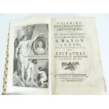 |Réligion| "Histoire chronologique des éveques et du chapitre exemt de l'église cathédrale de S.