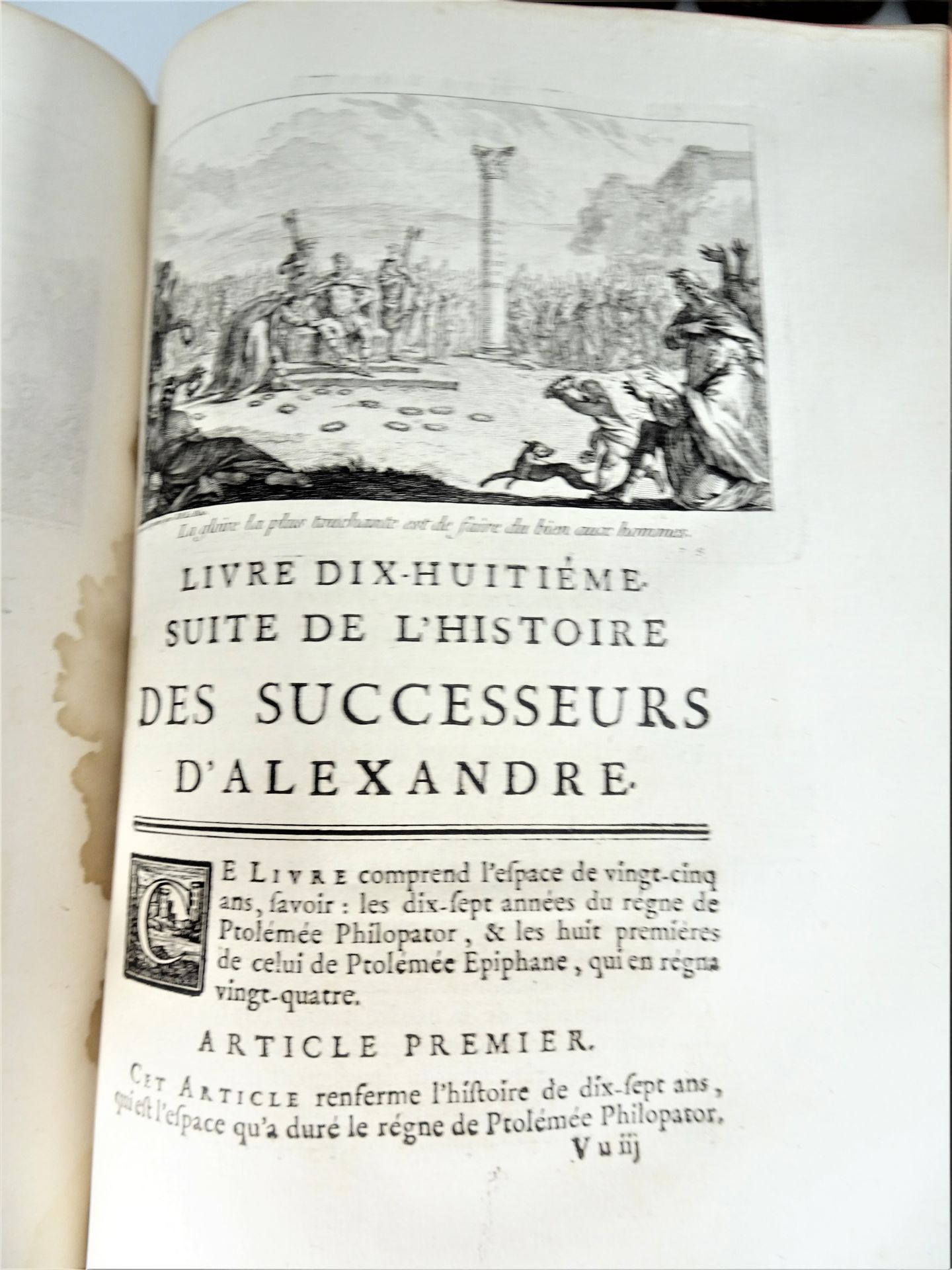|Histoire| 1740, Rollin M., "Histoire ancienne des Egyptiens, des Carthaginois, des Assyriens, des - Image 4 of 9