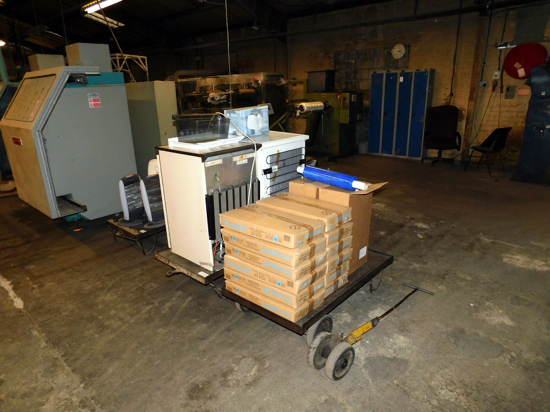 3 Trollies &Contents to Include Shrink Wraps, Bags etc. (Kitchen Equipment not Included) (Located - Image 2 of 13