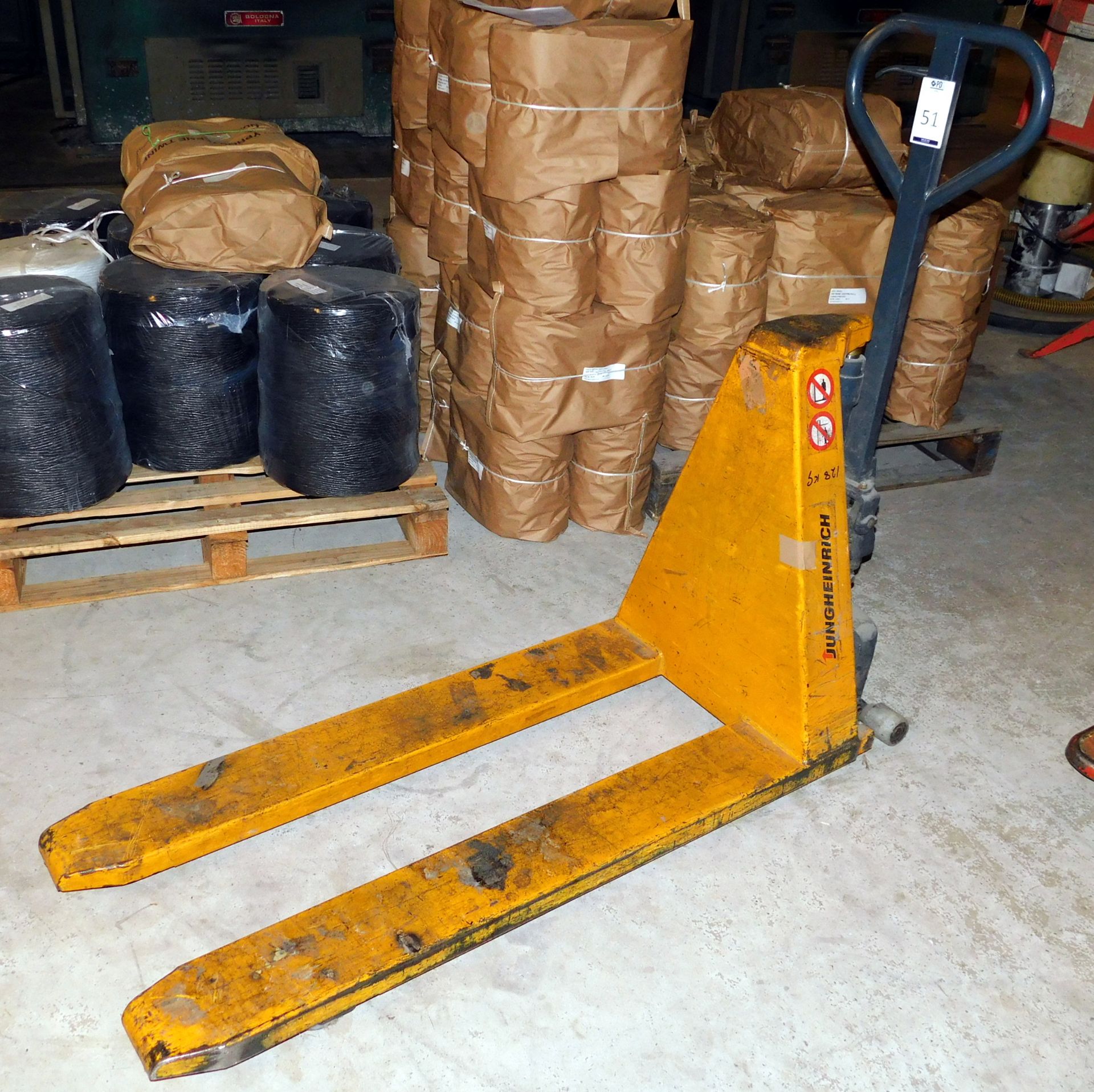 Jungheinrich High Lift Narrow Blade Pallet Truck (Location: Warrington. Please Refer to General - Image 4 of 4