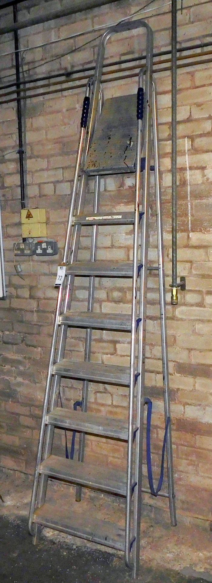 7-Tread Aluminium Step Ladders (Location: Warrington. Please Refer to General Notes)