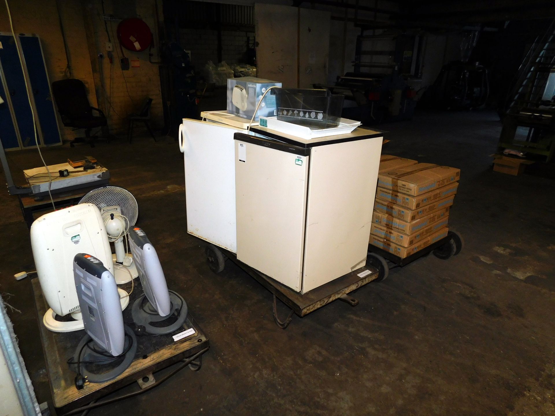 3 Trollies &Contents to Include Shrink Wraps, Bags etc. (Kitchen Equipment not Included) (Located - Image 3 of 13