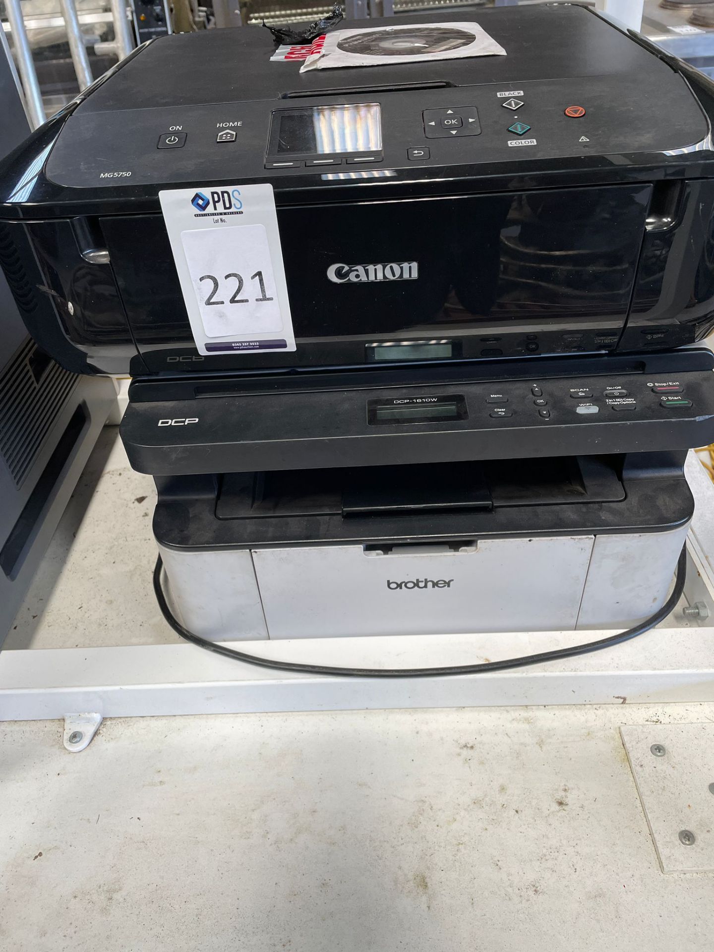 Canon MG5750 Pixima Wireless Printer & a Brother 1610W Ditto (Location Brentwood. Please Refer to